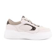 Force Low-Top Leren Sneakers Fendi , White , Heren