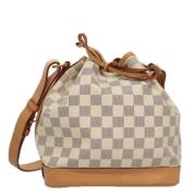 Pre-owned Canvas louis-vuitton-bags Louis Vuitton Vintage , White , Da...