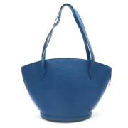 Pre-owned Leather louis-vuitton-bags Louis Vuitton Vintage , Blue , Da...