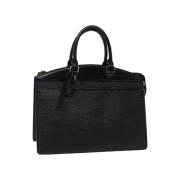 Pre-owned Leather louis-vuitton-bags Louis Vuitton Vintage , Black , D...