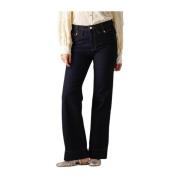 Flared Jeans Comfort Blauw Summum Woman , Blue , Dames