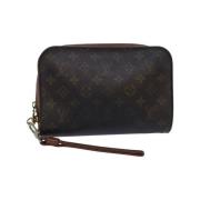 Pre-owned Canvas louis-vuitton-bags Louis Vuitton Vintage , Brown , Da...