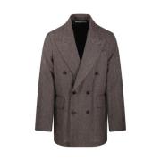 Linnen Tabak Blazer Our Legacy , Brown , Heren