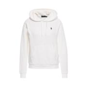 Klassieke Witte Hoodie Trui Polo Ralph Lauren , White , Dames