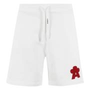 Casual Sweatshorts voor Dagelijks Comfort A Paper Kid , White , Heren