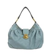 Pre-owned Canvas handbags Louis Vuitton Vintage , Blue , Dames