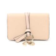 Pre-owned Leather wallets Chloé Pre-owned , Beige , Dames