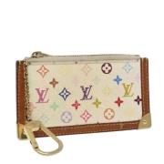 Pre-owned Canvas wallets Louis Vuitton Vintage , White , Dames