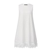 Kanten Minijurk met Bloemdetails Ana Alcazar , White , Dames