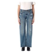 501 90'S Levi's , Blue , Dames