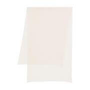 Witte Zijden Sjaal Elegant Veelzijdig Accessoire D.Exterior , Beige , ...