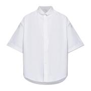 Shirt met logo Ami Paris , White , Heren