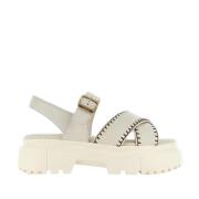 Stijlvolle Sandalen voor Vrouwen Hogan , White , Dames