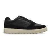 Sneakers met logo Emporio Armani , Black , Heren