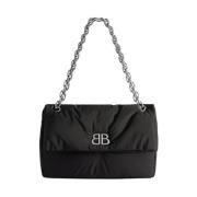 Stijlvolle Crossbody Tas voor Dagelijks Gebruik Balenciaga , Black , D...