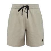 Shorts met logo Moose Knuckles , Gray , Heren