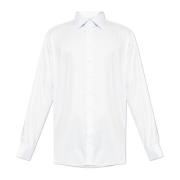 Overhemd met gestreept patroon Giorgio Armani , White , Heren