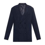 Double-breasted blazer Giorgio Armani , Blue , Heren