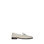 Klassieke Leren Loafers Saint Laurent , Beige , Heren