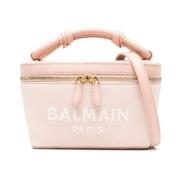 Roze Schoudertas voor Vrouwen Balmain , Beige , Dames