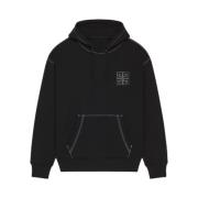 Stijlvolle hoodie voor mannen Givenchy , Black , Heren