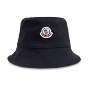 Hoed met logopatch Moncler , Blue , Heren