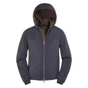 Navy Albori Stijlvolle Jas Moorer , Blue , Heren