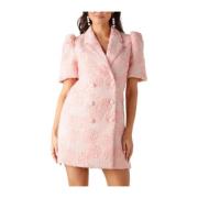 Elegante Roze Blazerjurk Notre-v , Pink , Dames