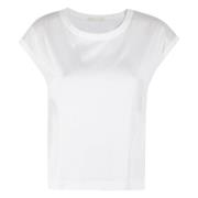 Casual Katoenen T-shirt Circolo 1901 , White , Dames