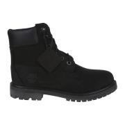 Zwarte Waterdichte Jas met Veters Timberland , Black , Dames