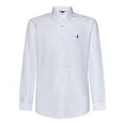 Klassiek Wit Gestreept Overhemd Polo Ralph Lauren , White , Heren