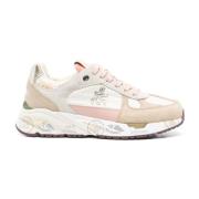 Beige Sneakers voor Vrouwen Premiata , Multicolor , Dames