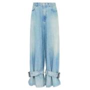 Lichtblauwe Jeans Met Gespen JW Anderson , Blue , Dames