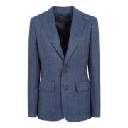 Blauwe Blazer voor Vrouwen Aw24 Polo Ralph Lauren , Blue , Dames