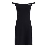 Korte Jurken Collectie, Viscose Mix Calvin Klein Jeans , Black , Dames