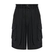 Cargoshorts Y-3 , Black , Heren