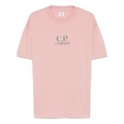 Misty Rose T-shirts voor vrouwen C.p. Company , Pink , Heren