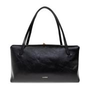 Schoudertas Goji Kussen Medium Jil Sander , Black , Dames