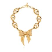 Ketting met strikvormige hanger Dolce & Gabbana , Yellow , Dames