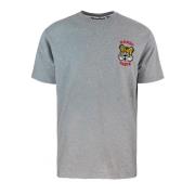 Grijze Jersey Polo Shirt Geborduurd Kenzo , Gray , Heren