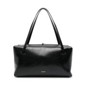 Goji Kussen Handvat Tas Jil Sander , Black , Dames