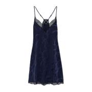 Zijden jurk Zadig & Voltaire , Blue , Dames