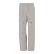 Katoenen Regular Fit Multi-Pocket Broek Pinko , Gray , Dames