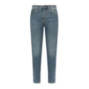 Tapered leg jeans Dolce & Gabbana , Blue , Dames