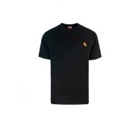 Zwarte T-shirts en Polos met Borduurwerk Kenzo , Black , Heren