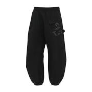 Anker Logo Jogger Broek JW Anderson , Black , Heren