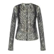 Zijden vest Dolce & Gabbana , Gray , Dames