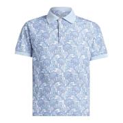 Blauw Bloemen Paisley Poloshirt Etro , Blue , Heren