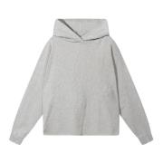 Oversized Hoodie met Baseball Logo Borduursel 10Days , Gray , Dames