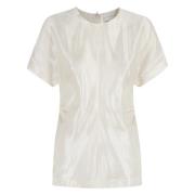 Korte Mouw Blouse Loulou Studio , White , Dames